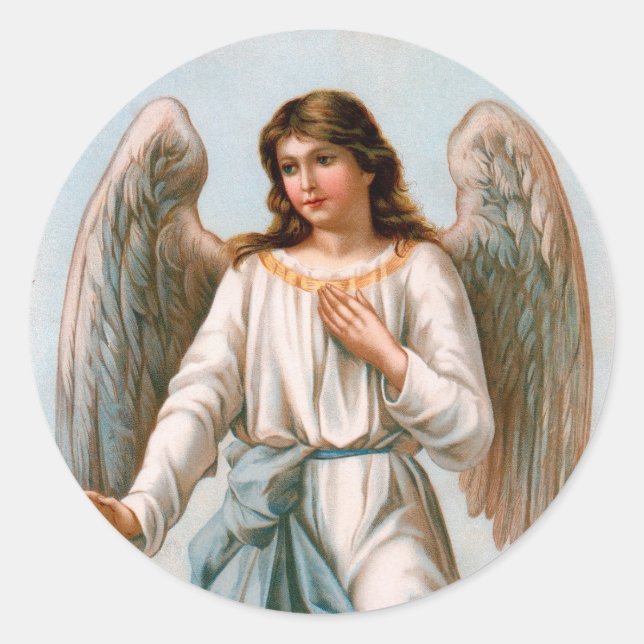 Adesivo Redondo Vigorista Angel Stickers (Frente)