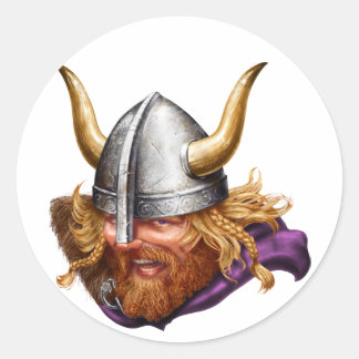 Adesivo Redondo Viking, Norse, Norsêmen