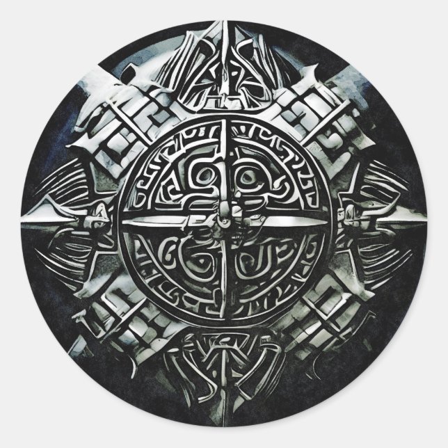 Adesivo Redondo Viking protege a primeira linha de defesa (Frente)