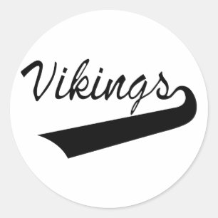 Adesivo Redondo Vikings