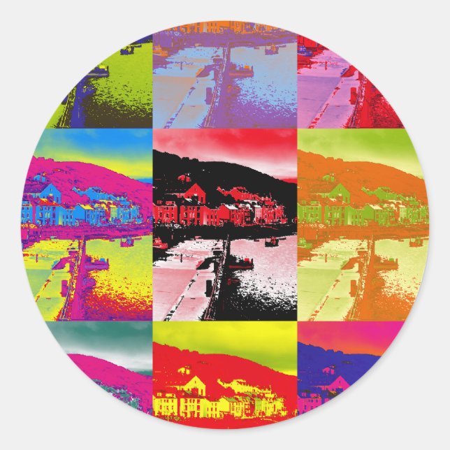 ADESIVO REDONDO VILAGENS DE PAREDES (Frente)