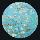 Adesivo Redondo Vincent van Gogh - Almond Blossom<br><div class="desc">Flor de amêndoa / Ramificações com Flor de Amêndoa - Vincent van Gogh,  Oil on Canvas,  1890</div>