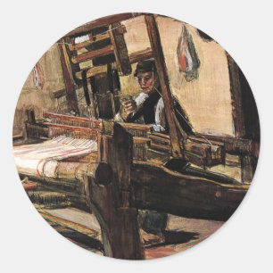 Adesivo Redondo Vincent Van Gogh – O Tecelão - Arte Refinada