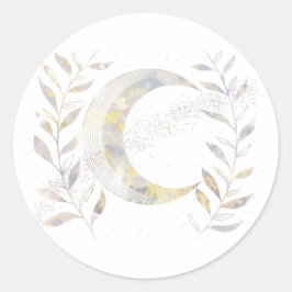 Adesivo Redondo Vinhas e Lua