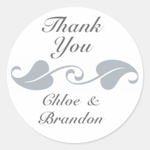 Adesivo Redondo Vinhas Itriciadas Obrigado Vinheira