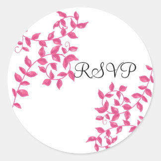 Adesivo Redondo Vinhas Rosa Quente RSVP