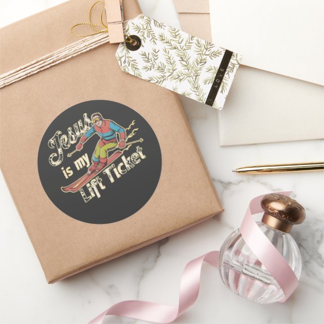 Adesivo Redondo Vinheta (Presentear)