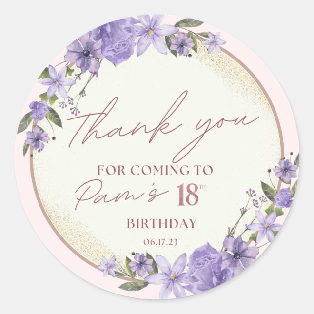 Adesivo Redondo Vinheta (Frente)