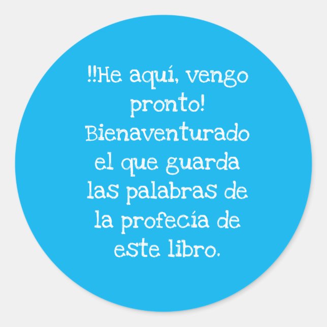 Adesivo Redondo Vinheta (Frente)