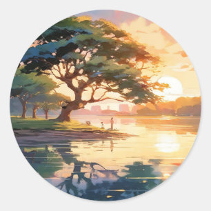 Adesivo Redondo Vinheta