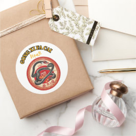 Adesivo Redondo Vinheta