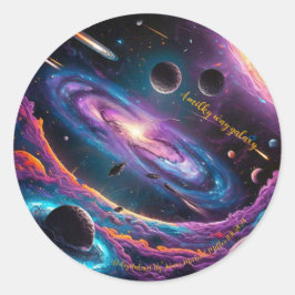 Adesivo Redondo Vinheta