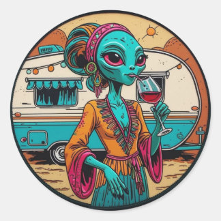 Adesivo Redondo Vinheta