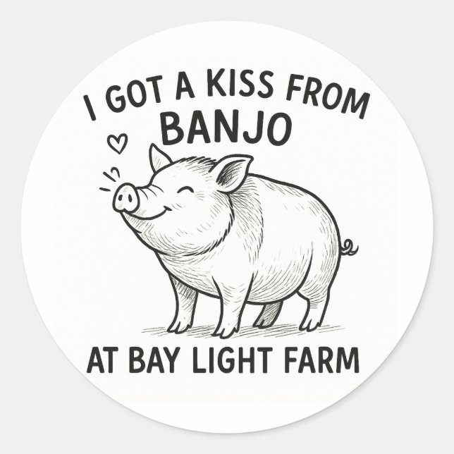 Adesivo Redondo Vinheta (Frente)