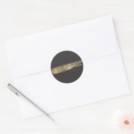 Adesivo Redondo Vinheta