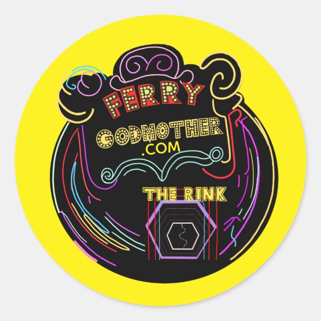 Adesivo Redondo Vinheta (Frente)