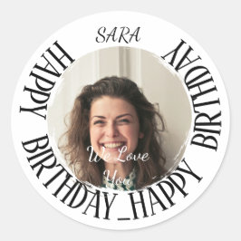 Adesivo Redondo Vinheta