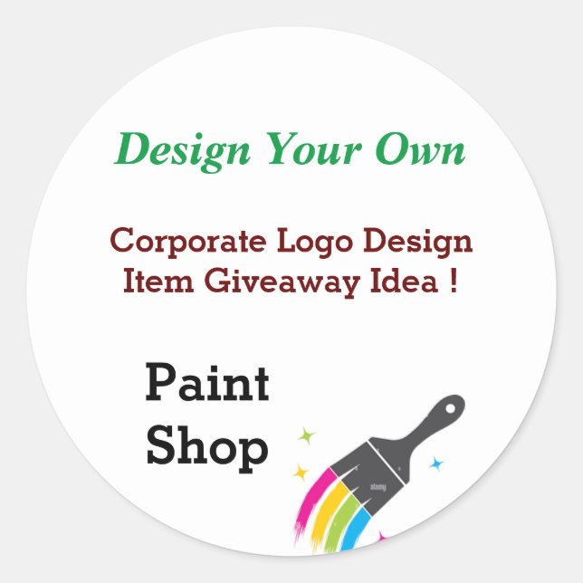 Adesivo Redondo Vinheta (Frente)