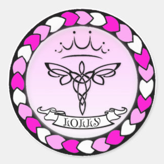 Adesivo Redondo Vinheta