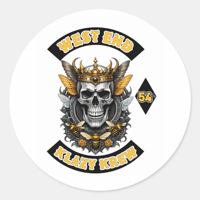 Adesivo Redondo Vinheta (Frente)