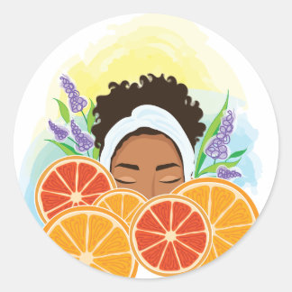 Adesivo Redondo Vinheta