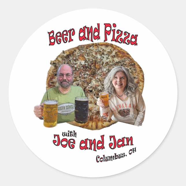 Adesivo Redondo Vinheta (Frente)