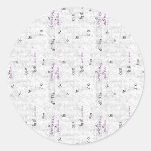 Adesivo Redondo Vinheta