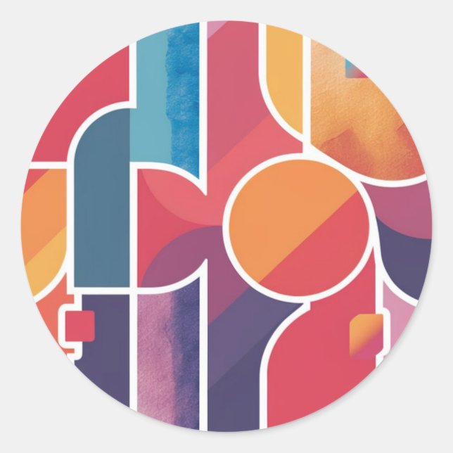 Adesivo Redondo Vinheta (Frente)