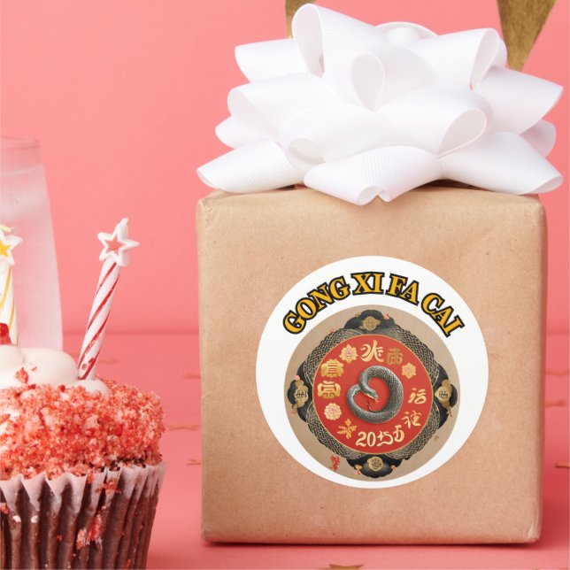 Adesivo Redondo Vinheta (Festa)