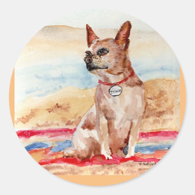 Adesivo Redondo Vinheta (Frente)