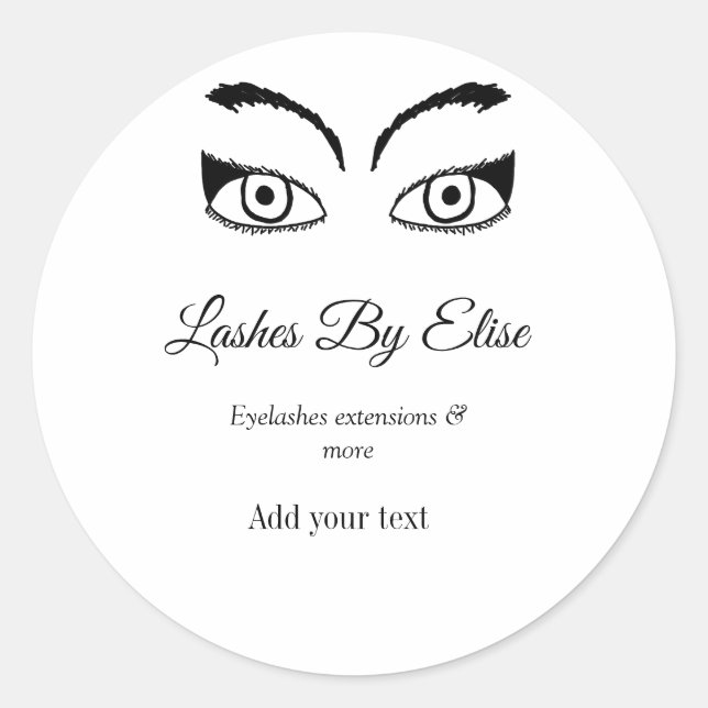 Adesivo Redondo Vinheta (Frente)