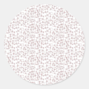 Adesivo Redondo Vinheta