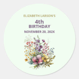 Adesivo Redondo Vinheta