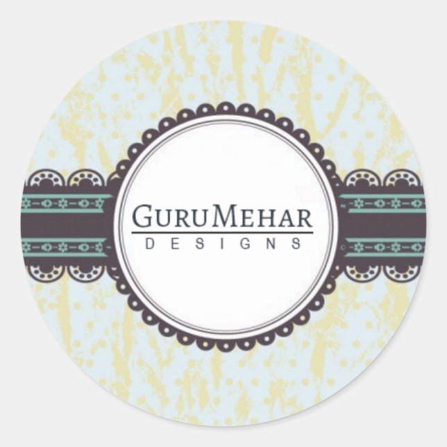 Adesivo Redondo Vinheta (Frente)