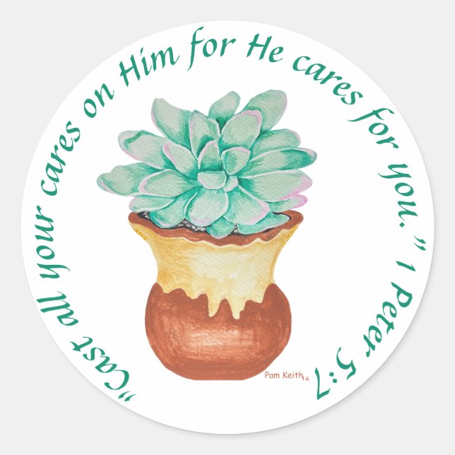 Adesivo Redondo Vinheta (Frente)