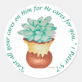 Adesivo Redondo Vinheta