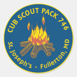 Adesivo Redondo Vinheta