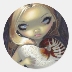 Adesivo Redondo Vinheta "Alchemical Angel II"