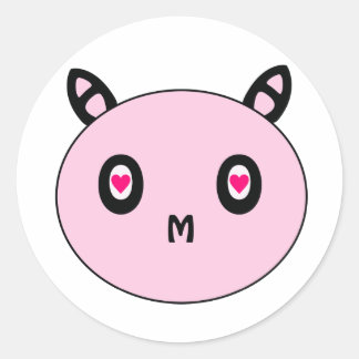 Adesivo Redondo Vinheta AMO