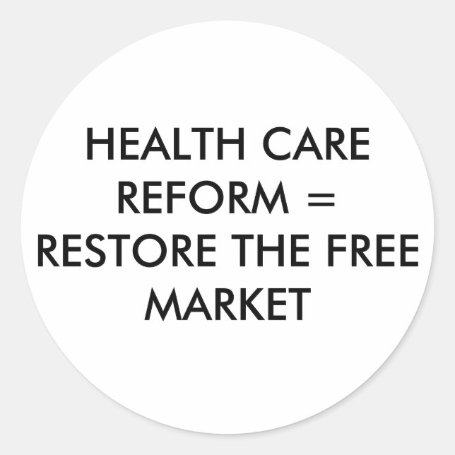 Adesivo Redondo Vinheta anti-Obama (Frente)