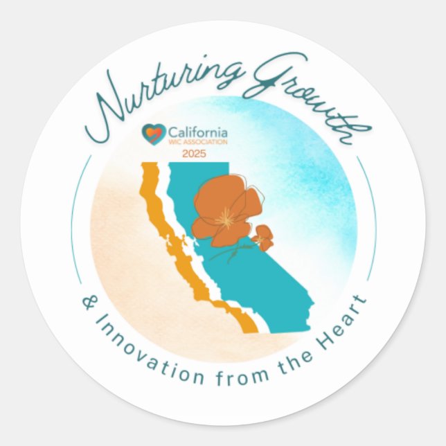 Adesivo Redondo Vinheta Anual de Conferência CWA 2025 (Frente)