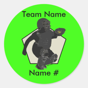 Adesivo Redondo Vinheta-apanhadora de amêijoa