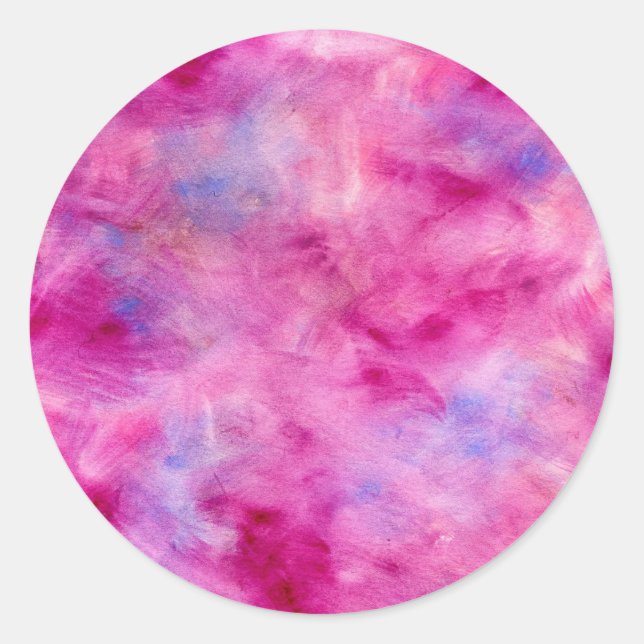 Adesivo Redondo Vinheta Aquarela (Frente)