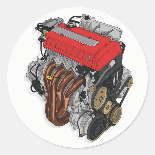 Adesivo Redondo Vinheta B16b (Frente)