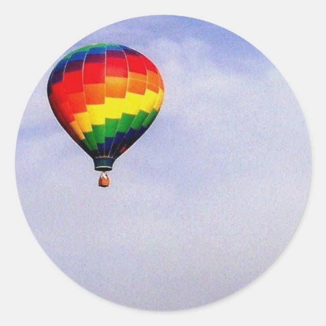 Adesivo Redondo Vinheta Balon (Frente)