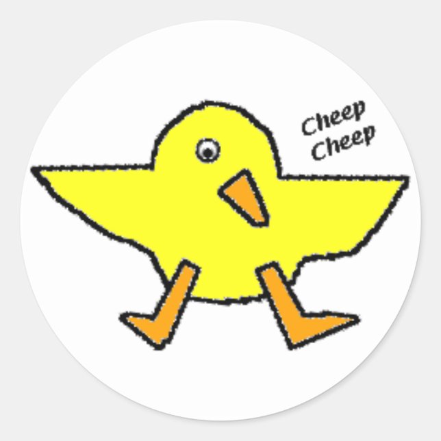 Adesivo Redondo vinheta barata (Frente)