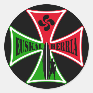 Adesivo Redondo Vinheta Basco