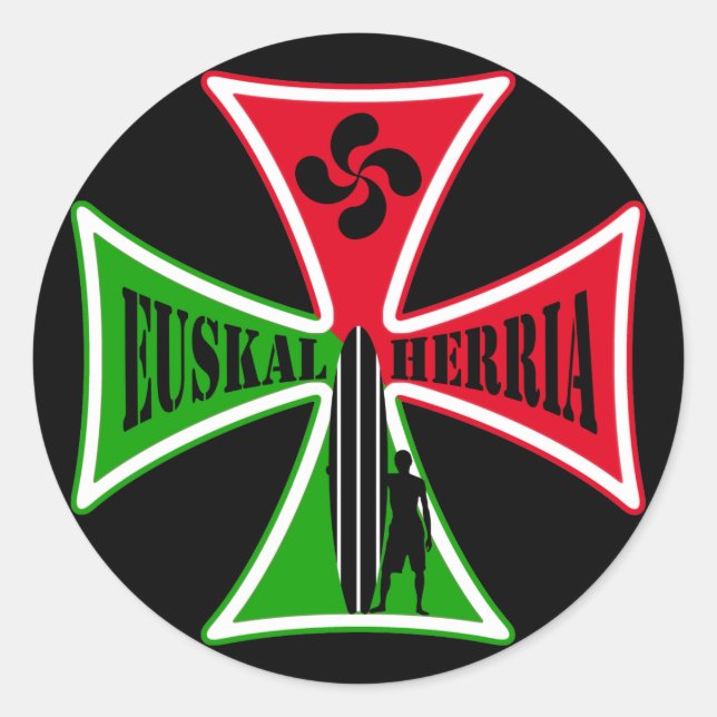 Adesivo Redondo Vinheta Basco (Frente)