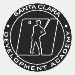 Adesivo Redondo Vinheta Bat Softball