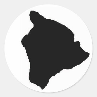 Adesivo Redondo Vinheta Black Big Island